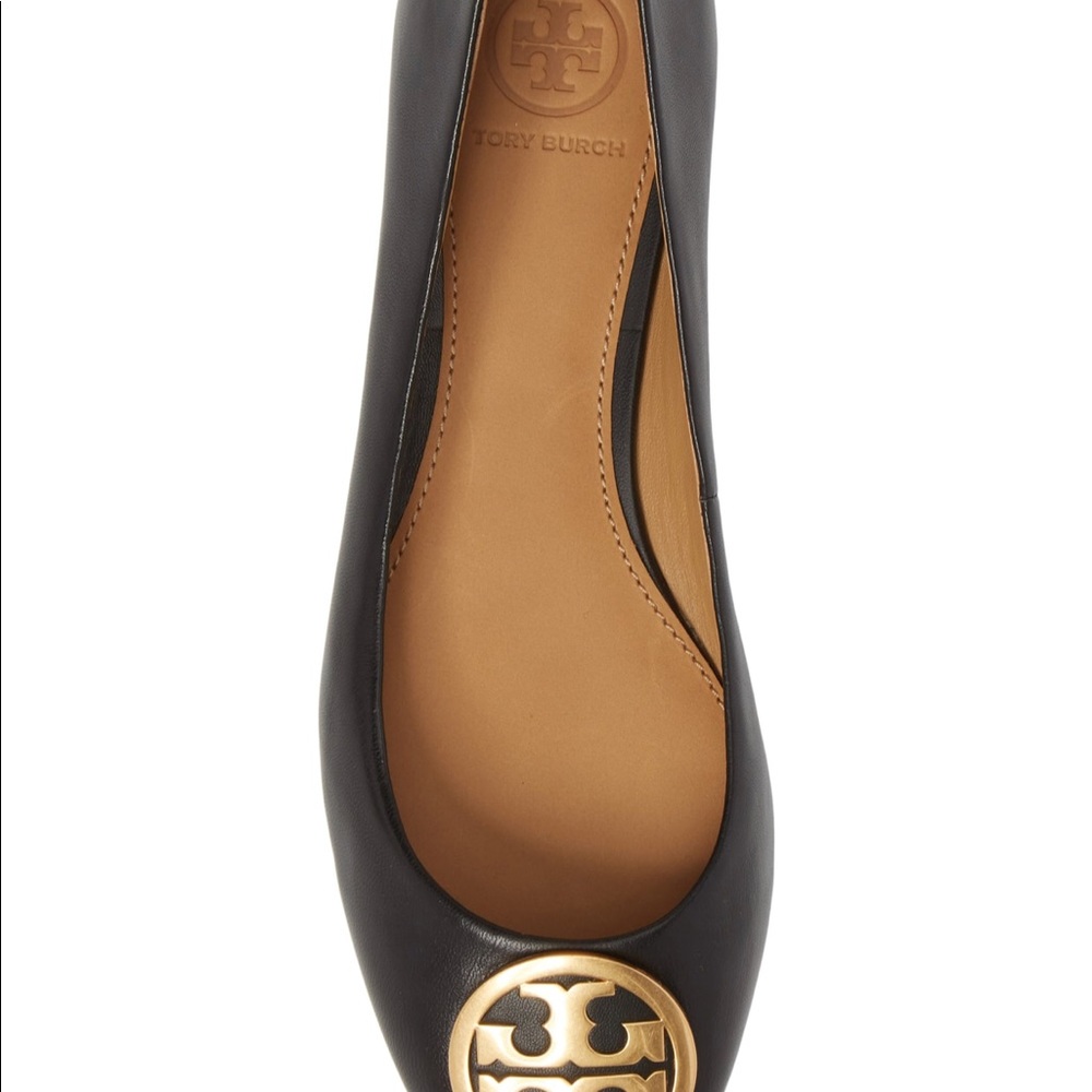 NWT: Tory Burch Benton Ballet Flat Black - Picture 5 of 6